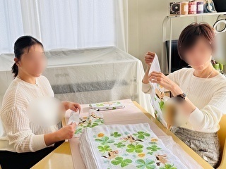 干支タオル準備中